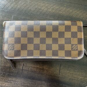Louis Vuitton Brown Checkered Wallet